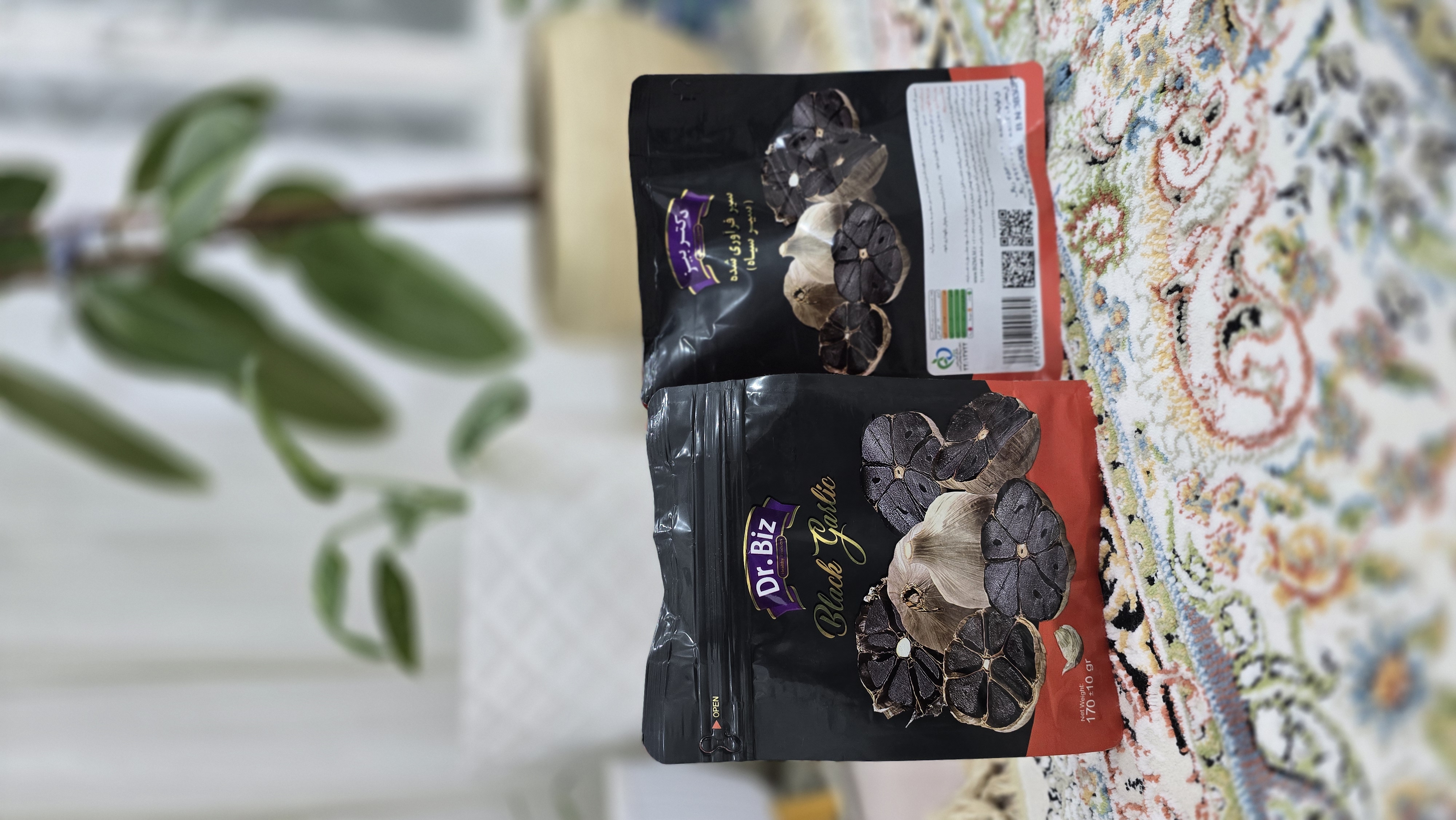 سیر سیاه فرآوری شده طبیعی ۱۷۰ گرمdr.biz